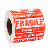 Fragile Packing Stickers / Labels Pack of 500pcs