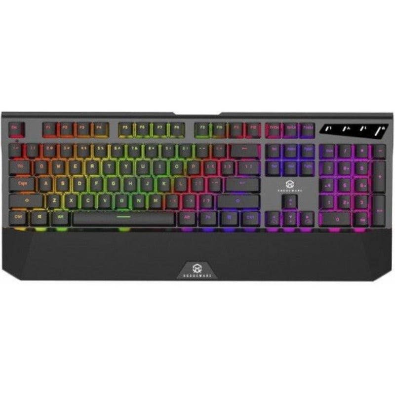 Rogueware GK200 Wired/Wireless RGB Gaming Mechanical Keyboard - Red Switch