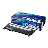 Samsung CLT-C406S Cyan Laser Toner Cartridge